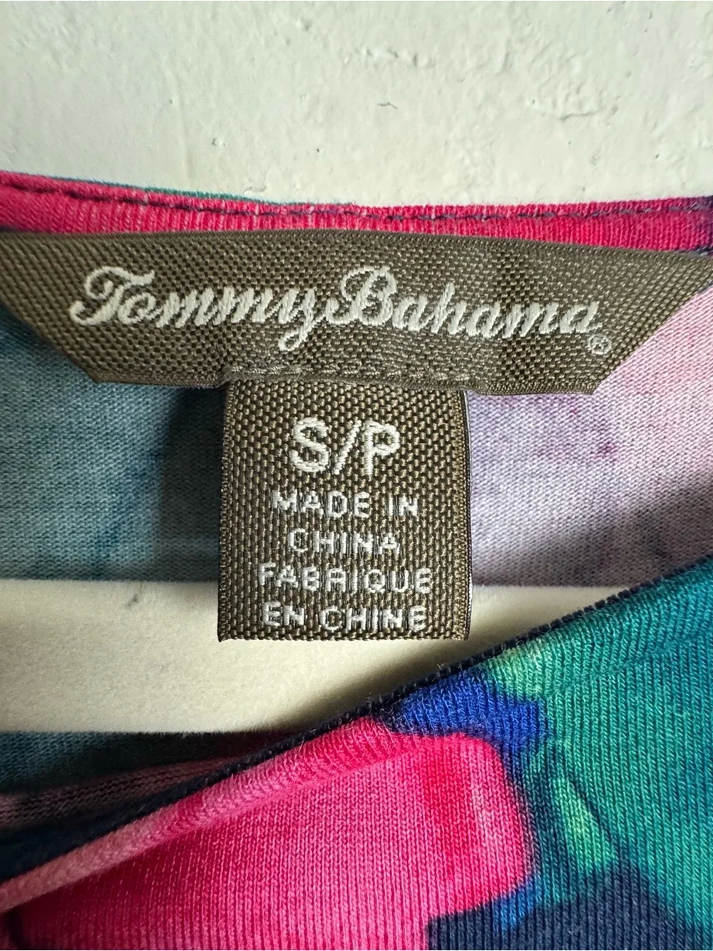 Tommy Bahama‎ Resortwear Floral Sheath Dress in Teal Pink Green